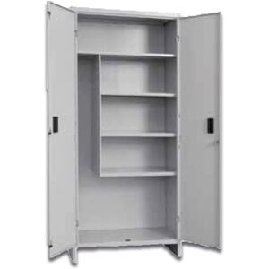 Armadio di stoccaggio Prometal - Grigio - 60x40x179,5 cm - Metallo multiuso Armadio di stoccaggio Prometal - Grigio - 60x40x179,5 cm - Metallo multiuso