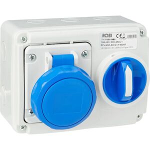 ROSI Stekker - Grijs/Blauw 16A IP67 ROSI Stekker - Grijs/Blauw 16A IP67