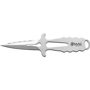 Cuchillo de acero para apnea Mac 1414317 - Equipo de buceo italiano Cuchillo de acero para apnea Mac 1414317 - Equipo de buceo italiano