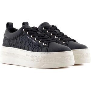 Armani Exchange XW001630AF17351UC001 Baskets - Décontracté, Noir, 3-5cm Talon - Publicité Armani Exchange XW001630AF17351UC001 Baskets - Décontracté, Noir, 3-5cm Talon - Publicité