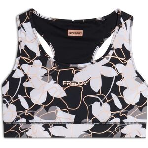 Freddy - Allover Flower Grey Bronze - Floral - Extra Small - Sports bra Freddy - Allover Flower Grey Bronze - Floral - Extra Small - Sports bra