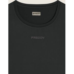 Freddy Small Nero T-shirt con Maniche Corte Tessuto Tecnico - Top Freddy Small Nero T-shirt con Maniche Corte Tessuto Tecnico - Top