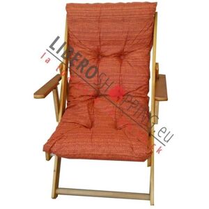 LIBEROSHOPPING - PoltronaLegnoPieghevole3Posizioni - 3 positions - coussin Aragosta - Chaise de jardin pliante - Publicité LIBEROSHOPPING - PoltronaLegnoPieghevole3Posizioni - 3 positions - coussin Aragosta - Chaise de jardin pliante - Publicité