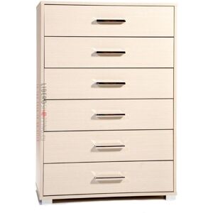 Liberoshopping Grande Commode en Bois avec 6 Tiroirs - Cassettiera - Publicité Liberoshopping Grande Commode en Bois avec 6 Tiroirs - Cassettiera - Publicité
