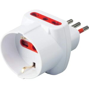 Rosi Adaptateur électrique triple - 10/16A - Blanc - Publicité Rosi Adaptateur électrique triple - 10/16A - Blanc - Publicité
