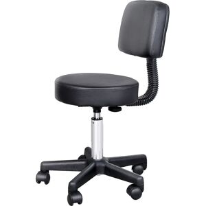 Homcom Stallo da Bar - Regolabile, Ecopelle, Nero Homcom Stallo da Bar - Regolabile, Ecopelle, Nero