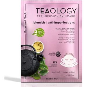 Teaology Tea Glow Blemish AHA Reinigende Maske - Blättermaske für Hautpflege Teaology Tea Glow Blemish AHA Reinigende Maske - Blättermaske für Hautpflege