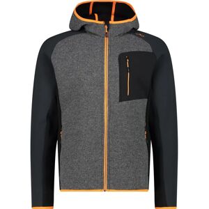 CMP Grå Fix Hood Polar Fleece Jacka - Jacka CMP Grå Fix Hood Polar Fleece Jacka - Jacka