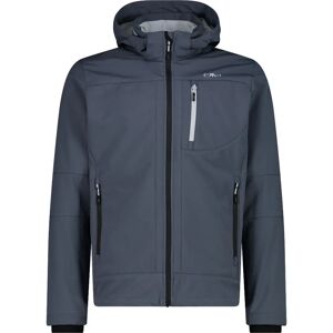 CMP MAN JACKET ZIP HOOD - Softshell jacket, titanio, allu, men's, sporty, breathable, water-resistant CMP MAN JACKET ZIP HOOD - Softshell jacket, titanio, allu, men's, sporty, breathable, water-resistant