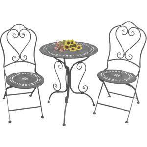 GARDENESS Giuliana - Outdoor-Stahl-Tisch- und Stuhl-Set GARDENESS Giuliana - Outdoor-Stahl-Tisch- und Stuhl-Set