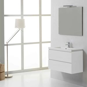 Kiamami Valentina - Mueble de baño moderno 80x70cm con compartimientos Kiamami Valentina - Mueble de baño moderno 80x70cm con compartimientos