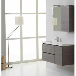 Kiamami Valentina - Mueble de baño Manhattan 90x40 cm - Pared, Lavabo de Mármol Reconstituido Kiamami Valentina - Mueble de baño Manhattan 90x40 cm - Pared, Lavabo de Mármol Reconstituido