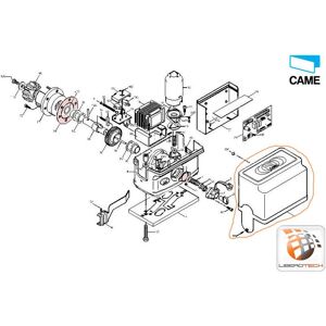 CAME 119RIBZ001 - Copertura motoreductore CAME 119RIBZ001 - Copertura motoreductore