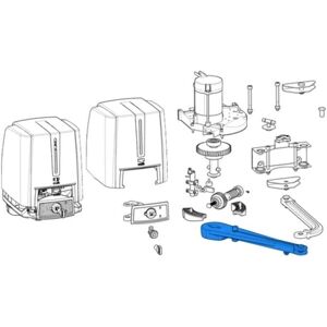 Came 119RID372 - Brazo Recto de Repuesto para Motor Fast40 Came 119RID372 - Brazo Recto de Repuesto para Motor Fast40