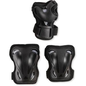 Rollerblade Skate Gear 3 Pack Zestaw Ochraniaczy Czarny - Sprzęt Sportowy Rollerblade Skate Gear 3 Pack Zestaw Ochraniaczy Czarny - Sprzęt Sportowy