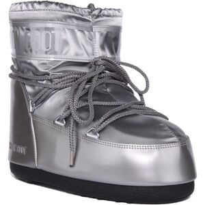 Moon Boot Icon Low Glance - Satin Argenté - Publicité Moon Boot Icon Low Glance - Satin Argenté - Publicité