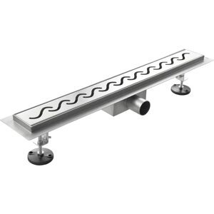 Giorgy Onda 80 Canale di scarico in acciaio inox satinato Giorgy Onda 80 Canale di scarico in acciaio inox satinato