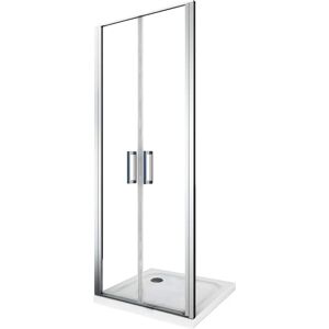 Porta doccia in vetro regolabile Laneri - altezza 190cm Porta doccia in vetro regolabile Laneri - altezza 190cm