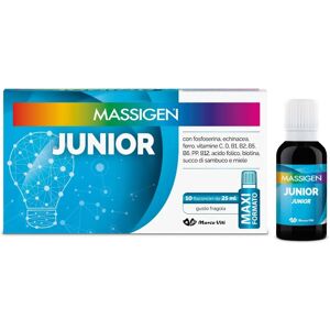 Marco Viti Farmaceutici Spa Massigen Junior - Supporto Energetico per Bambini Marco Viti Farmaceutici Spa Massigen Junior - Supporto Energetico per Bambini