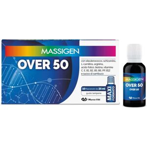 Marco Viti Massigen Over 60 - Integratore alimentare - 10 fialette da 25ml Marco Viti Massigen Over 60 - Integratore alimentare - 10 fialette da 25ml