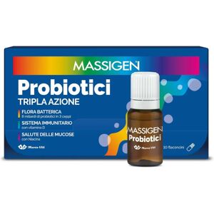 Marco Viti Farmaceutici Spa Probiotici - Azione Tripla - 10 Fiale Marco Viti Farmaceutici Spa Probiotici - Azione Tripla - 10 Fiale