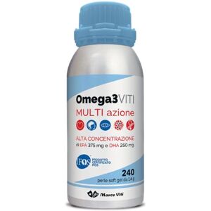 Marco Viti Omega 3 Multi Azione - 240 Perle - Supporto Cardiaco e Cerebrale Marco Viti Omega 3 Multi Azione - 240 Perle - Supporto Cardiaco e Cerebrale
