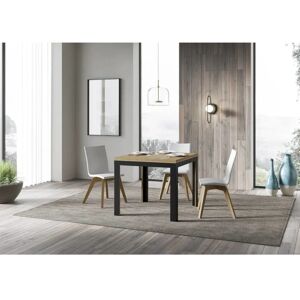 Table à manger extensible Linea Libra ITAMOBY - Mélamine & Métal - Publicité Table à manger extensible Linea Libra ITAMOBY - Mélamine & Métal - Publicité