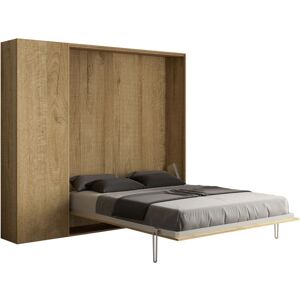 ITAMOBY Cama Abatible Vertical Kentaro - Roble Natural - 160cm ITAMOBY Cama Abatible Vertical Kentaro - Roble Natural - 160cm