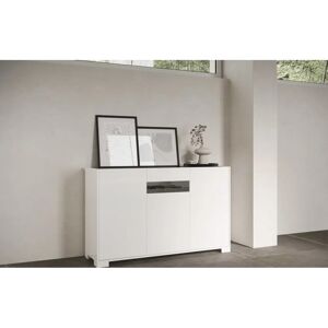 Itamoby Buffet Blanco de 3 Puertas - Diseño Italiano Moderno Itamoby Buffet Blanco de 3 Puertas - Diseño Italiano Moderno
