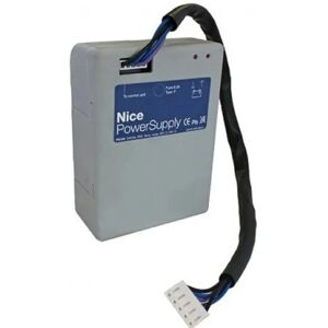 Batterie de secours Nice PS124 - 24V, 4A, 12h autonomie - Publicité Batterie de secours Nice PS124 - 24V, 4A, 12h autonomie - Publicité