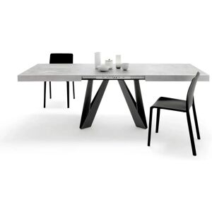 Table Extensible Mobili Fiver Romina - Gris Béton - 160-240cm - Publicité Table Extensible Mobili Fiver Romina - Gris Béton - 160-240cm - Publicité