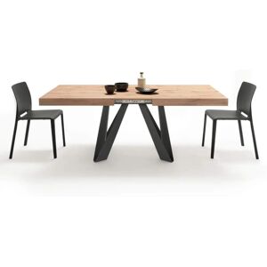 Table Extensible Romina de Mobili Fiver - Chêne Rustique - Capacité 10 - Publicité Table Extensible Romina de Mobili Fiver - Chêne Rustique - Capacité 10 - Publicité