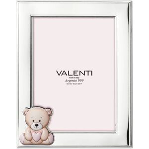 Portafoto Personalizzato con Cuore Rosa e Orsetto - Incisione Portafoto Personalizzato con Cuore Rosa e Orsetto - Incisione