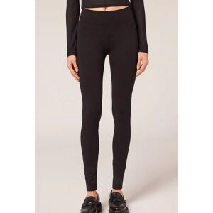 Calzedonia Černé termo legíny XL - Leggings Calzedonia Černé termo legíny XL - Leggings