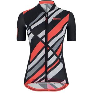 Santini Raggi Jersey - Eco - Women’s Black - Road Racing Santini Raggi Jersey - Eco - Women’s Black - Road Racing