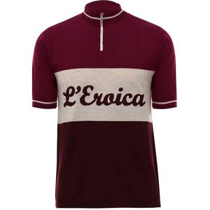 Maillot Santini Eroica Vino manga corta - Granate - Aprobado por Eroica Maillot Santini Eroica Vino manga corta - Granate - Aprobado por Eroica
