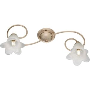 Bonetti Illumina Deckenleuchte Elfenbein Gold 56x26x17cm Bonetti Illumina Deckenleuchte Elfenbein Gold 56x26x17cm