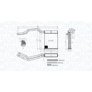 MAGNETI MARELLI 350218453000 Riscaldatore - Radiatore per Ford Focus, C-Max, Kuga 1&2 MAGNETI MARELLI 350218453000 Riscaldatore - Radiatore per Ford Focus, C-Max, Kuga 1&2
