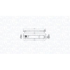 MAGNETI MARELLI 351319206060 Raffreddatore a bassa temperatura - Intercooler MAGNETI MARELLI 351319206060 Raffreddatore a bassa temperatura - Intercooler