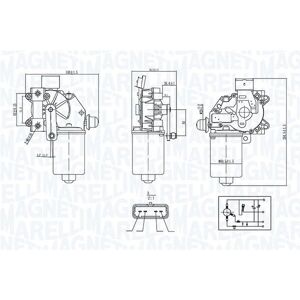 MAGNETI MARELLI 064377400010 Tuulilasinpyyhkimoottori - Tuulilasinpyyhkimoottori MAGNETI MARELLI 064377400010 Tuulilasinpyyhkimoottori - Tuulilasinpyyhkimoottori