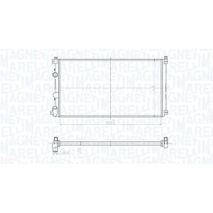 Magneti Marelli 350213209500 Radiatore - Raffreddamento Magneti Marelli 350213209500 Radiatore - Raffreddamento
