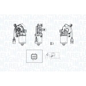 Motore tergicristallo MAGNETI MARELLI 064379000010 Motore tergicristallo MAGNETI MARELLI 064379000010