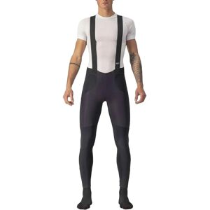 Castelli Sorpasso ROS Bib Tights - Zwart/Rood - Winter Fietsbroek Castelli Sorpasso ROS Bib Tights - Zwart/Rood - Winter Fietsbroek