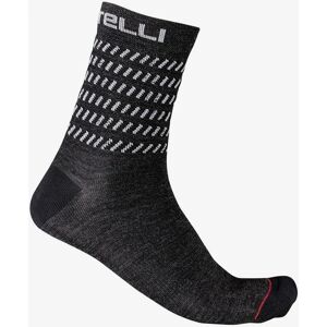 Castelli GO 15 Socks - Men's Dark Gray/White Castelli GO 15 Socks - Men's Dark Gray/White