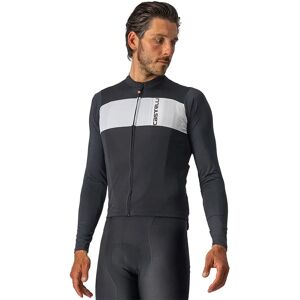 Castelli Prologo 7 Long Sleeve Cycling Jersey - Light Black / Silver Grey / Ivory - Cycling Jersey Castelli Prologo 7 Long Sleeve Cycling Jersey - Light Black / Silver Grey / Ivory - Cycling Jersey