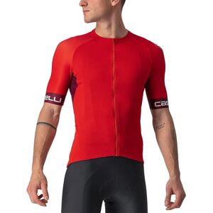 Castelli Entrata VI Short Sleeve Cycling Jersey - Red / Bordeaux / Ivory - SS24 Castelli Entrata VI Short Sleeve Cycling Jersey - Red / Bordeaux / Ivory - SS24