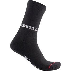 Castelli Quindici Soft Merino Socks - Black S/M - Socks Castelli Quindici Soft Merino Socks - Black S/M - Socks