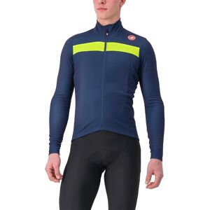 Castelli Puro 3 Long Sleeve Jersey - Belgian Blue/Yellow Fluro Reflex Castelli Puro 3 Long Sleeve Jersey - Belgian Blue/Yellow Fluro Reflex
