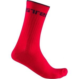 Castelli Distanza 20 Cycling Socks - Pompeian Red - S/M - Unisex Castelli Distanza 20 Cycling Socks - Pompeian Red - S/M - Unisex