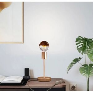 Lampe de table en métal Alzaluce Half Cup avec variateur - Italie - Publicité Lampe de table en métal Alzaluce Half Cup avec variateur - Italie - Publicité